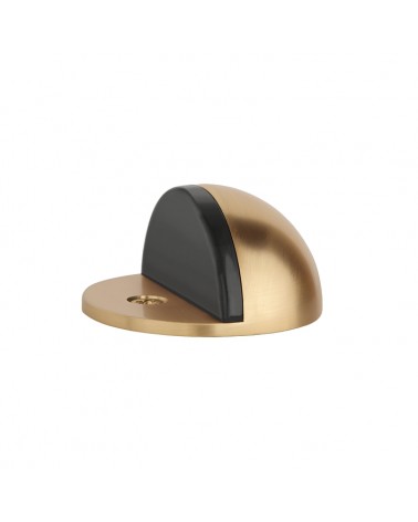 Matt gold door stops DS21, floor mounted - designer handle