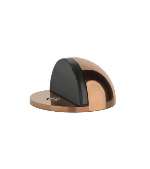 Matt gold door stops DS21, floor mounted - designer handle