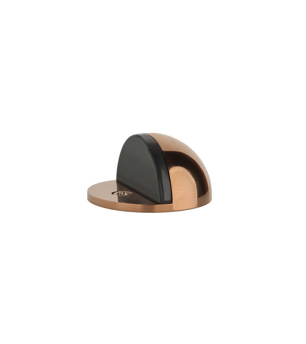 Matt gold door stops DS21, floor mounted - designer handle