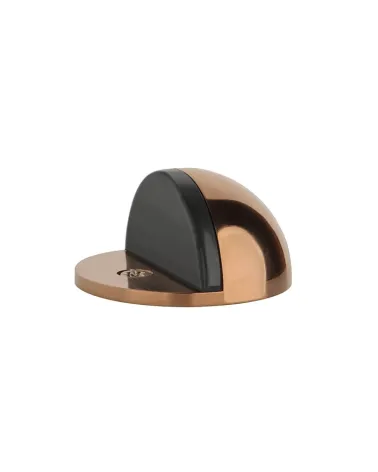 Matt gold door stops DS21, floor mounted - designer handle