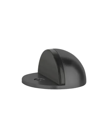 Black door stop DS21, floor mounted - designer handle