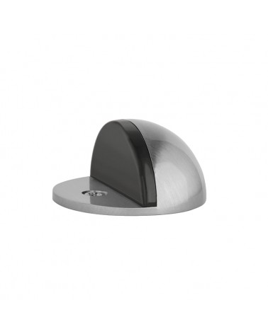 Satin chrome door stops DS21, floor mounted - designer handle
