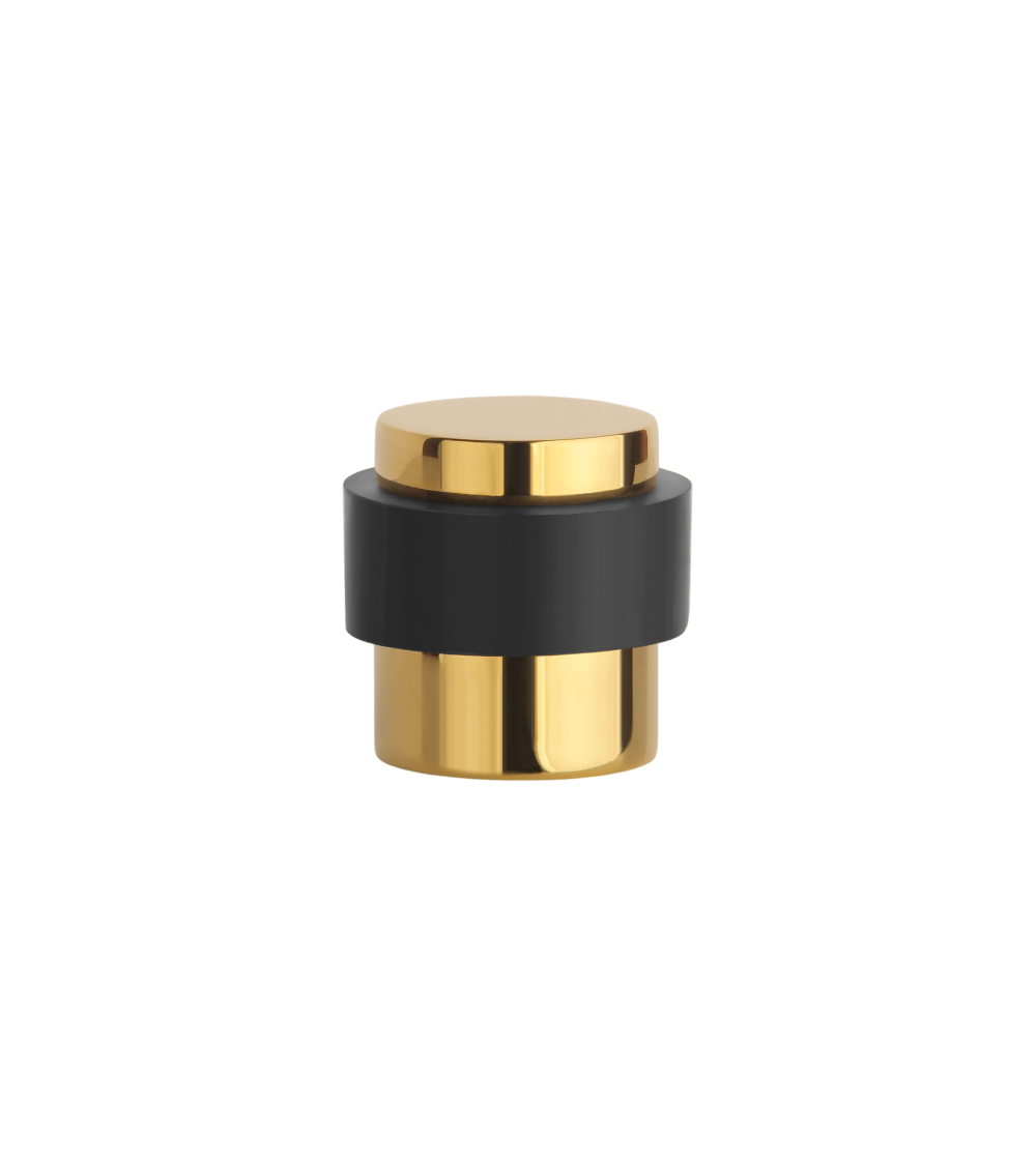 Polished gold door stop 1719 design handle