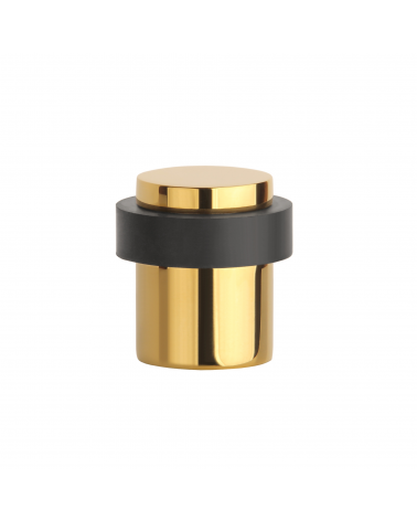 Polished gold door stop 1718 design handle