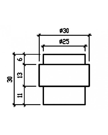 Door stop 1719 with dimensions