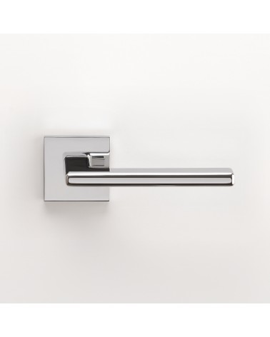 ARTA polished chrome door handle design handle front view