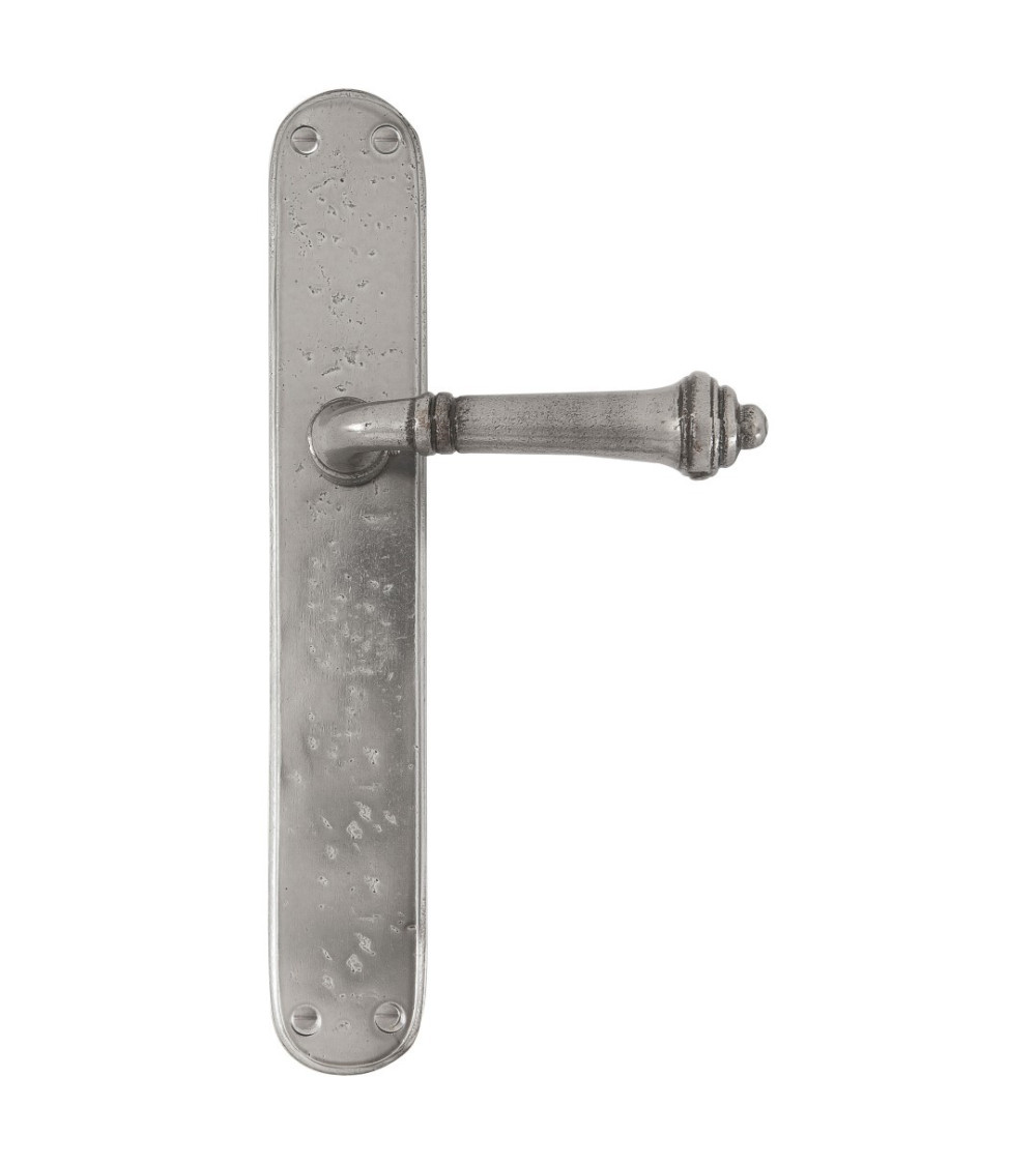 Black iron 287 door handle - designer ironmongery