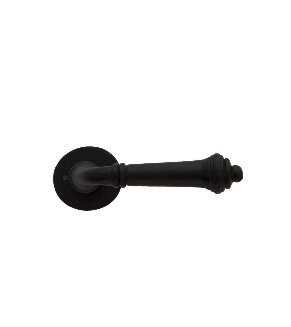 Black iron 287 door handle - designer handle