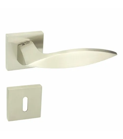 Quezo QR Designer Door Handle with Key L - designer hardware