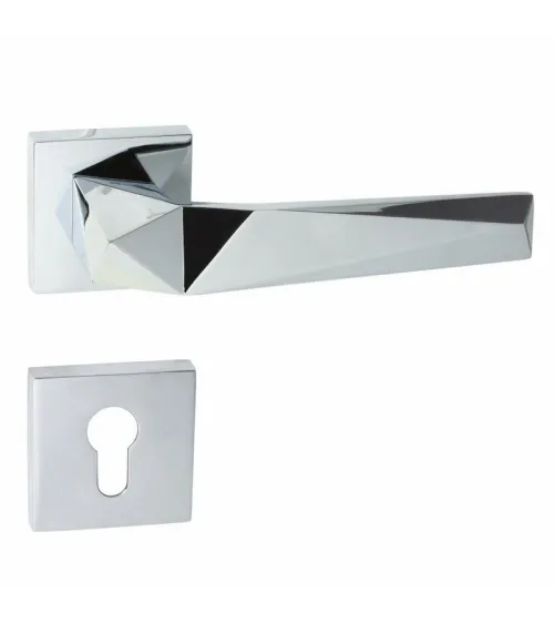 DOM Pira QR Door Handle with Key I - designer handle