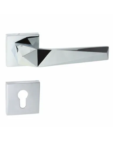 DOM Pira QR Door Handle with Key I - designer handle