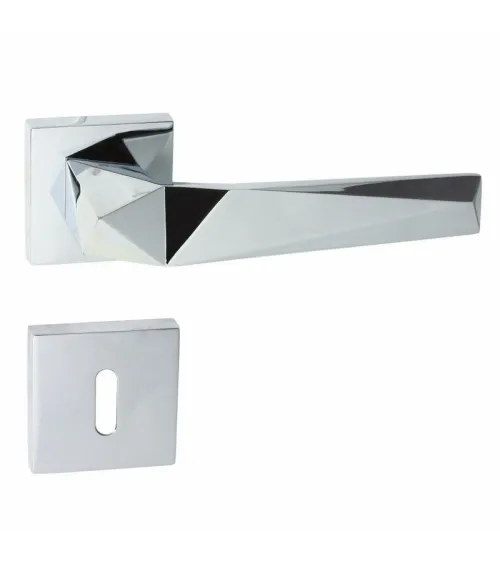 DOM Pira QR keyed door handle L - designer handle