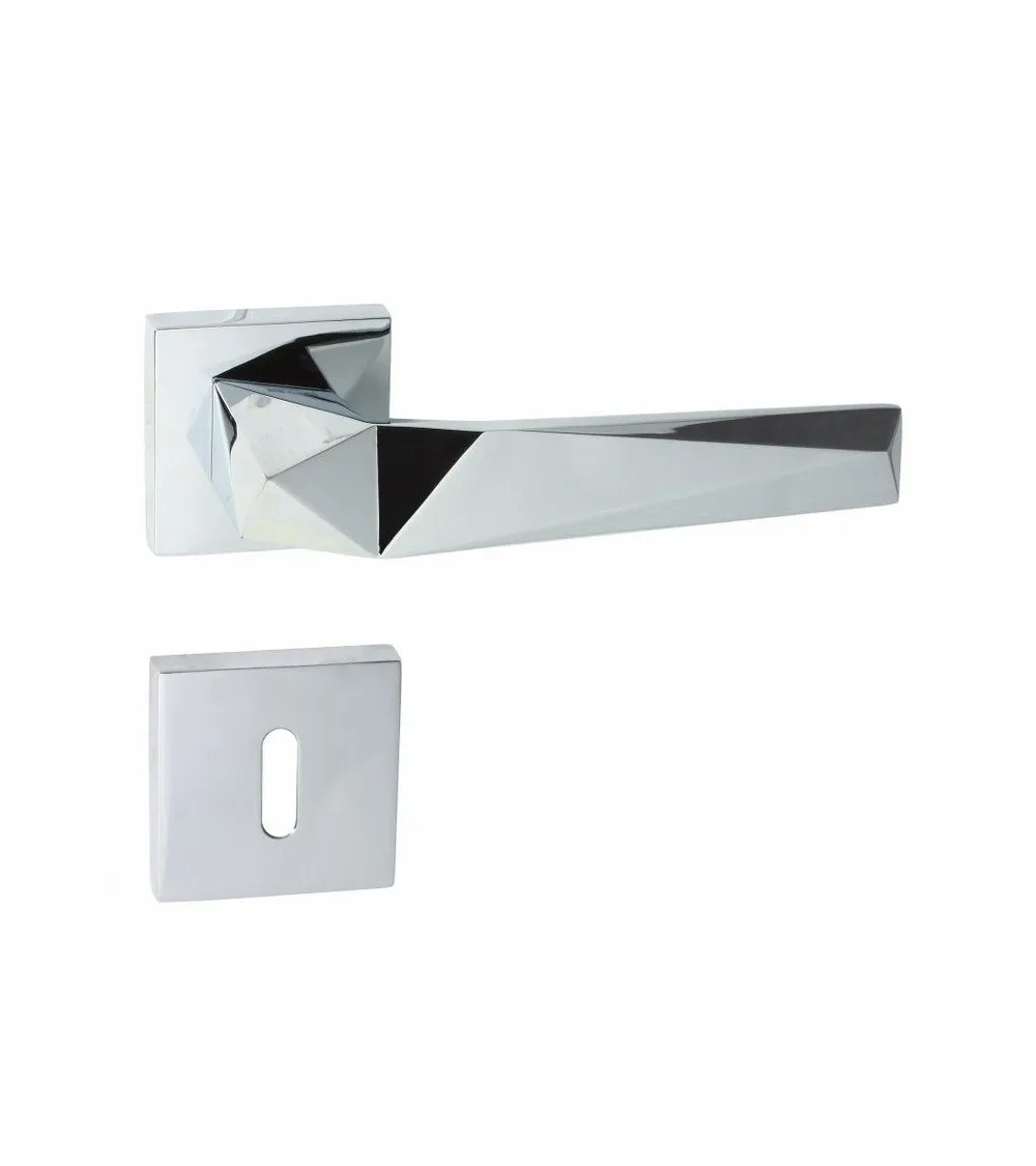 DOM Pira QR keyed door handle L - designer handle