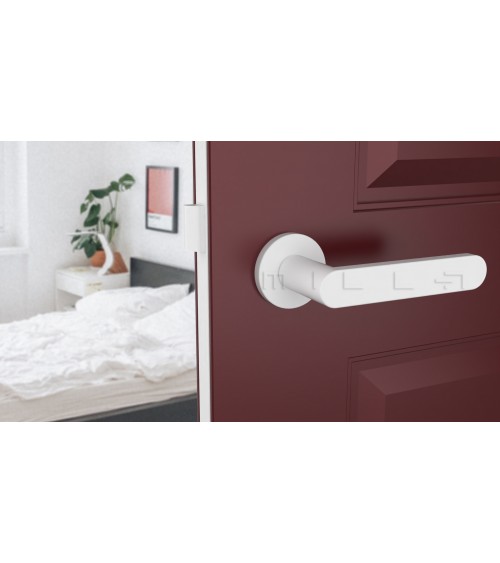 White ALORA door handle design handle