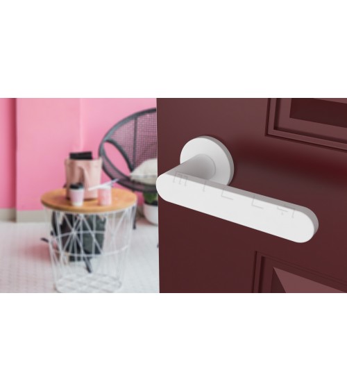 White ALORA door handle design handle