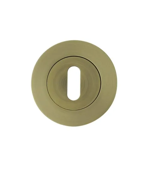 DOM ORO-R Keyhole Escutcheon L - designer ironmongery