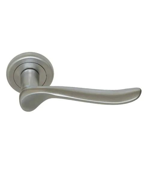 Orphée pearl chrome door handle — Lacquered chrome