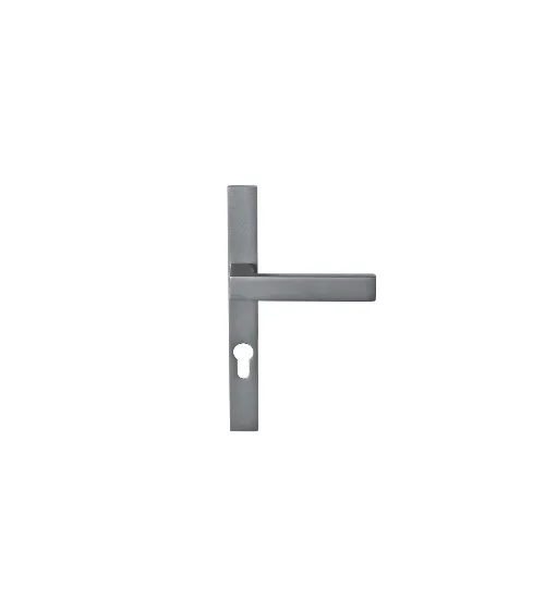 Black narrow profile handle alu/PVC on 26 mm backplate | MILLAPOIGNEES