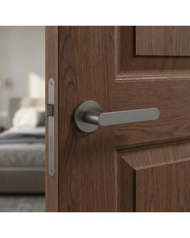 Elegant and Sophisticated Anthracite Door Handle — ALORA Model