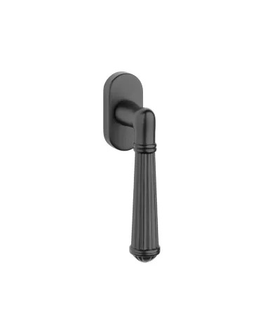 ARIDA aluminium window handle in matt black finish