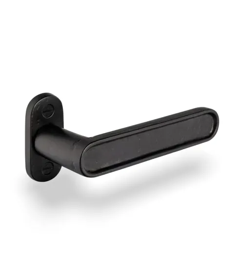 Black iron lever handle