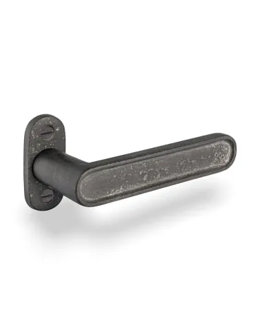 Black iron lever handle