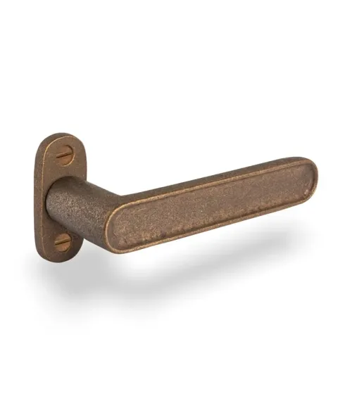 Black iron lever handle