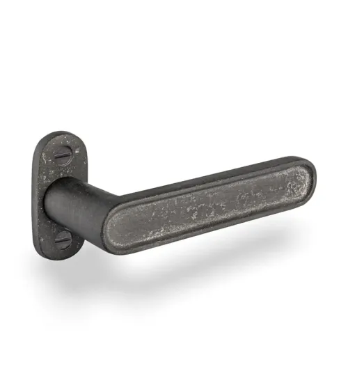 Black iron lever handle