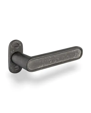 Black iron lever handle