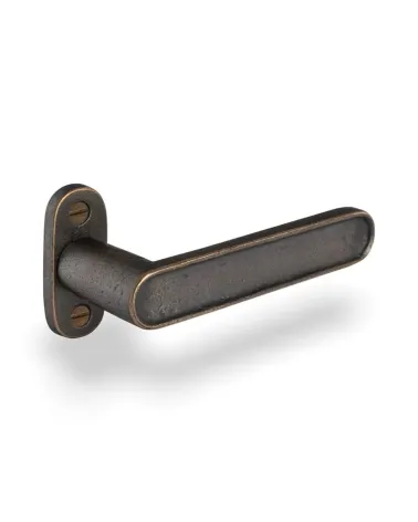 Black iron lever handle