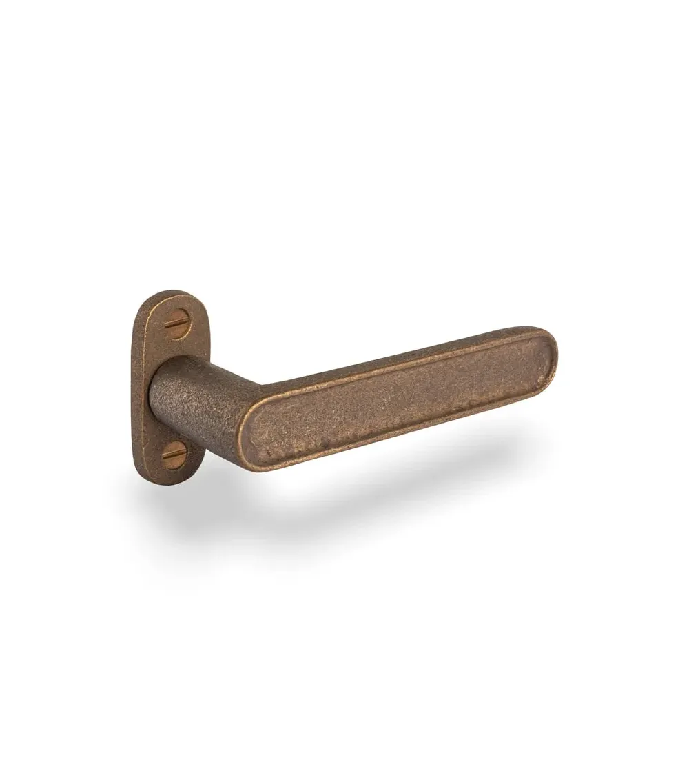 Black iron lever handle
