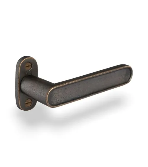 Black iron lever handle