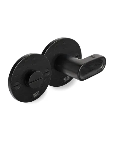 Privacy set in raw metal finish