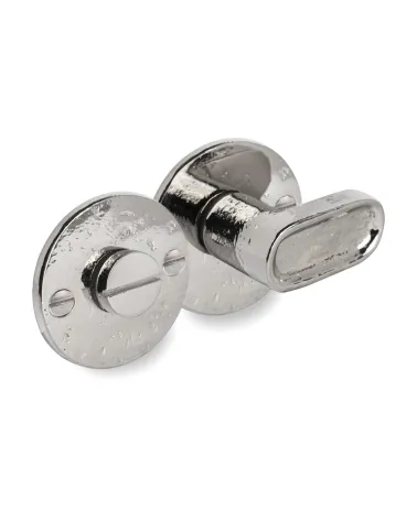 Privacy set in raw metal finish