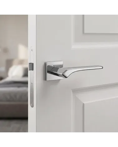 Zamak Door Handle for Eco-Responsible Decor - BERGERIA