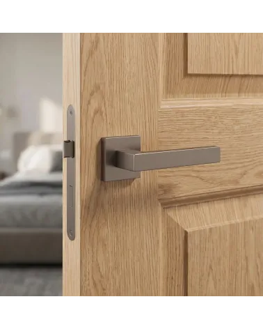 Titanium Door Handle with soft glow - Model TUPAI 2275