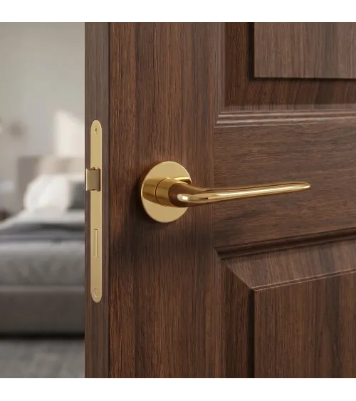 VIOLA door handle polished gold design handle
