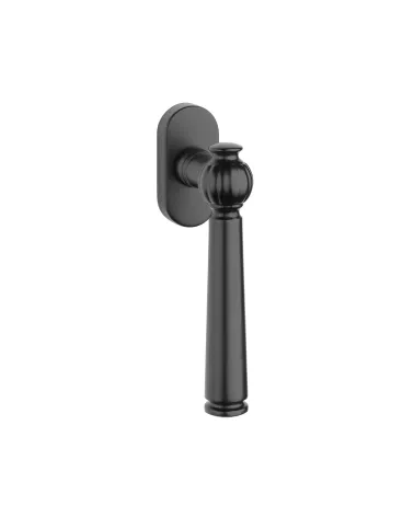 TUKA black aluminium window handle