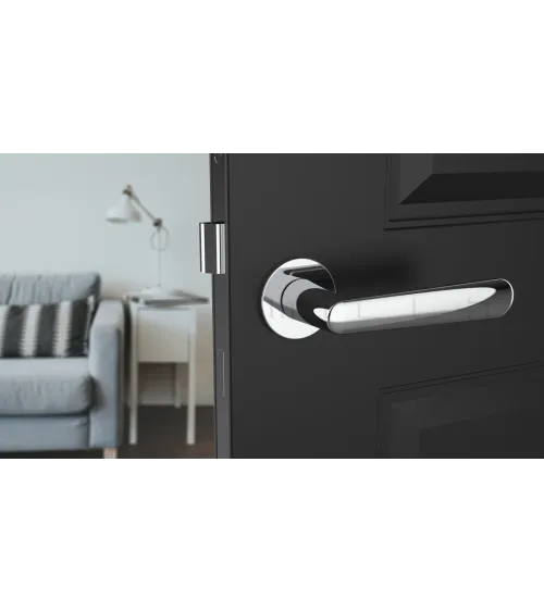 ARIA polished chrome door handle designer handle