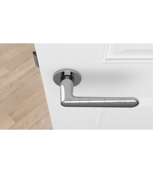 ARIA polished chrome door handle designer handle