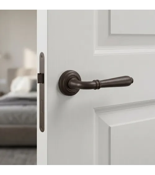 Mandelli Sevilla brass door handle designer handle colour 2