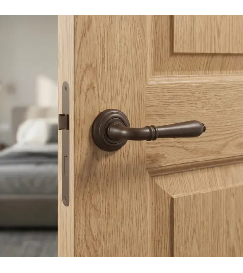 Mandelli Sevilla brass door handle designer handle colour 2