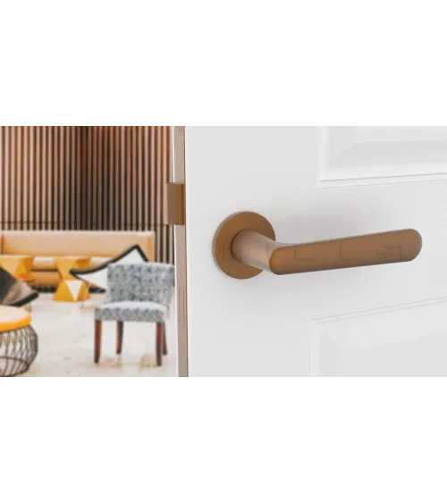 Copper ARIA door handle design handle