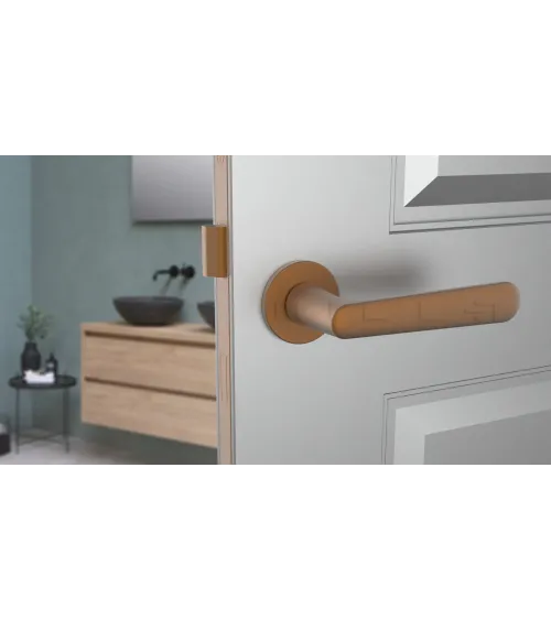 Copper ARIA door handle design handle
