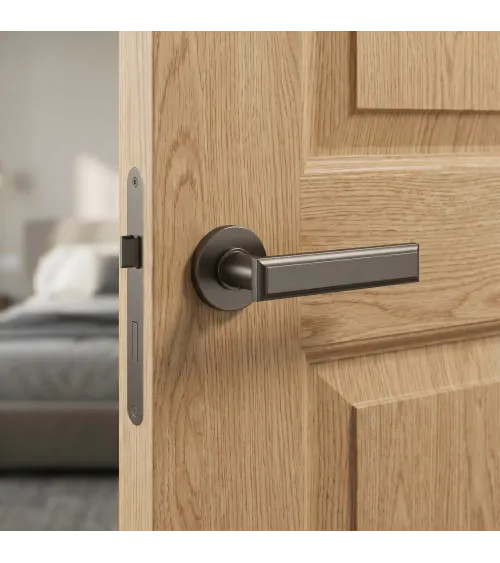 Mandelli Kuki brass door handle designer handle colour 3