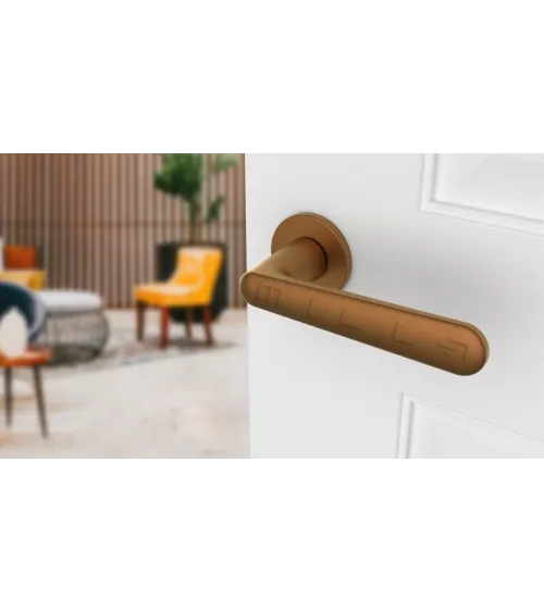 Copper ARIA door handle design handle