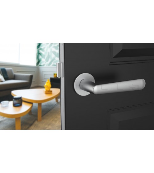ARIA polished chrome door handle designer handle