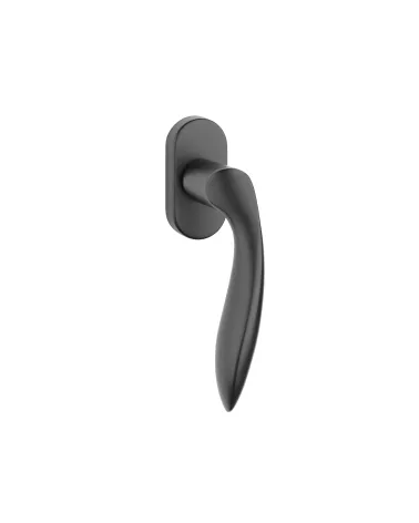 PULIA aluminium window handle in black