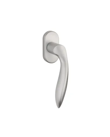 PULIA aluminium window handle in matt chrome