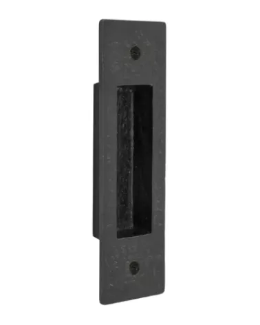 Flush-mounted door handles for sliding door in Dauby Pure bronze